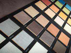 Catálogo de muestras naturales cuarenta colores de los microcemento