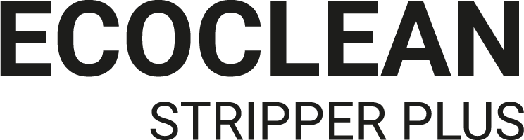 Logo Reiniger für bedruckten Beton Ecoclean Stripper Plus