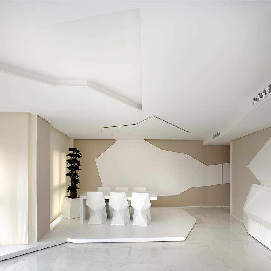 Microcement on walls in the Reverter Project Microcement on walls in the Reverter Project