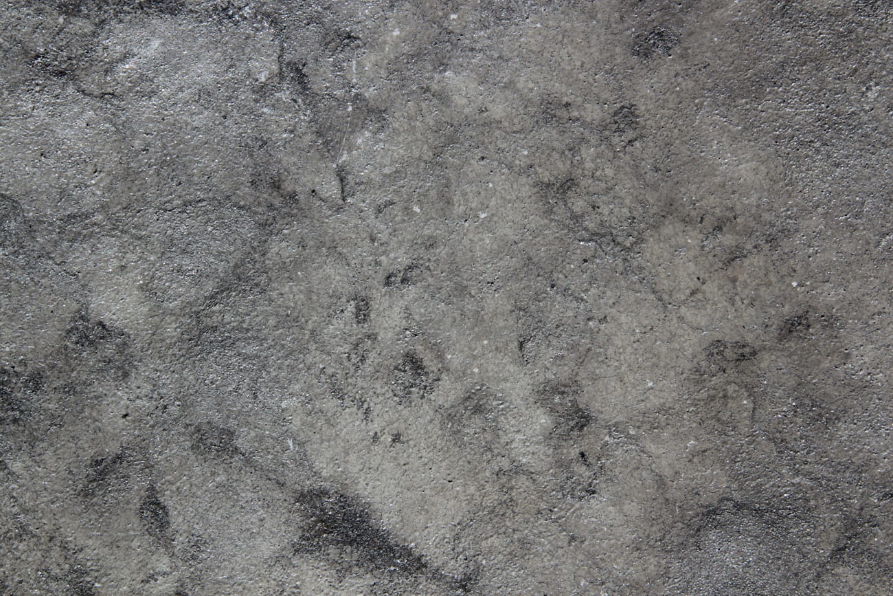 Imprinted concrete in interiors