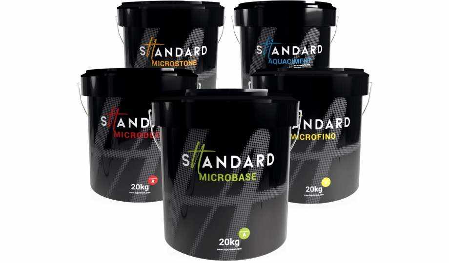 New image of the Sttandard microcement range