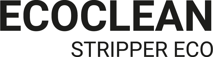 Ecoclean Stripper Eco -painetun betonin puhdistajan logo
