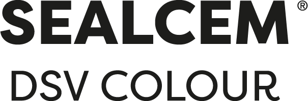 Logo vernis pour béton imprimé Sealcem® DSV Colour