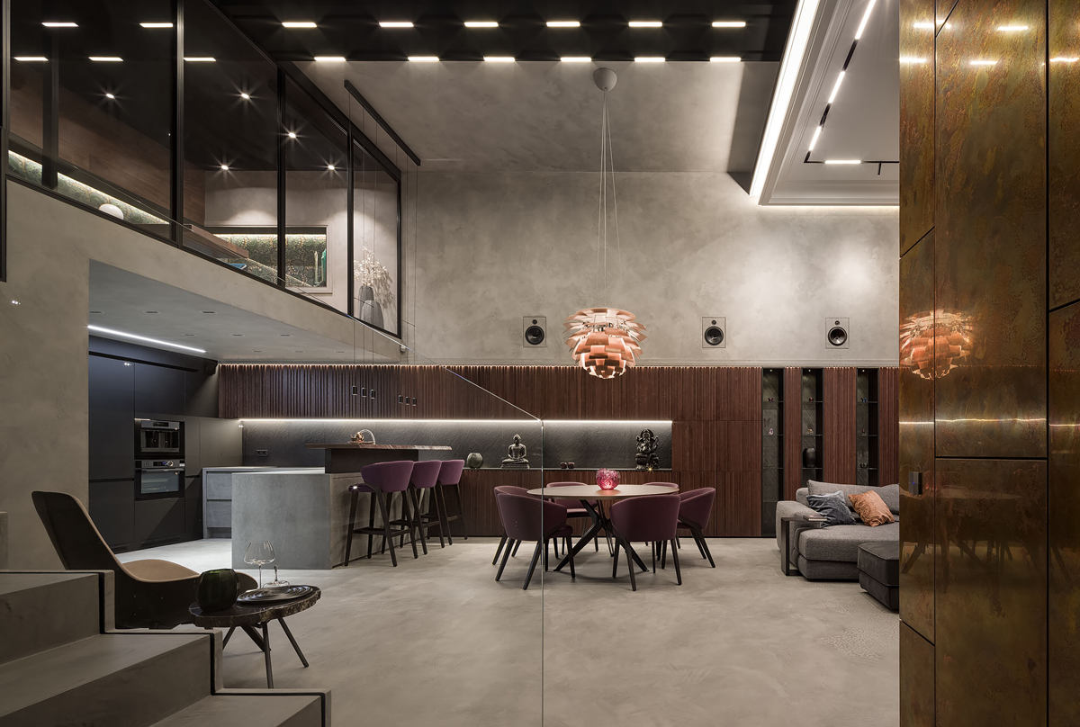 Proyecto realizado con microcemento en lujose vivienda de Kiev Proyecto realizado con microcemento en lujose vivienda de Kiev