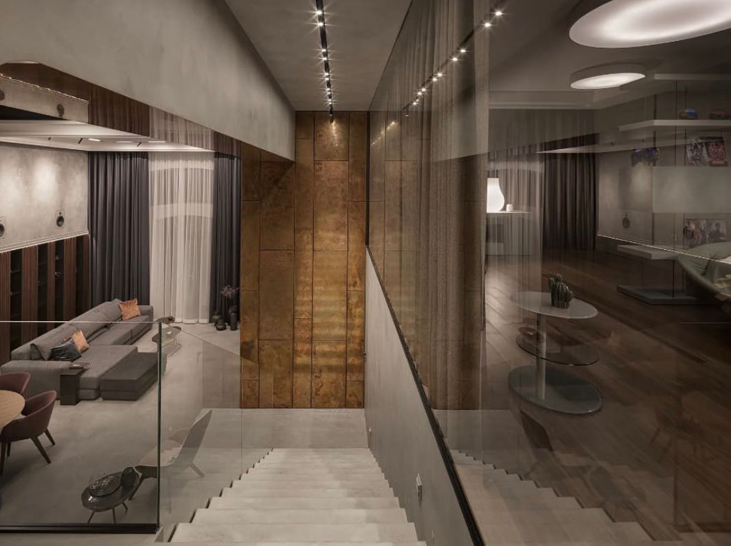 Proyecto realizado con microcemento en lujose vivienda de Kiev Proyecto realizado con microcemento en lujose vivienda de Kiev
