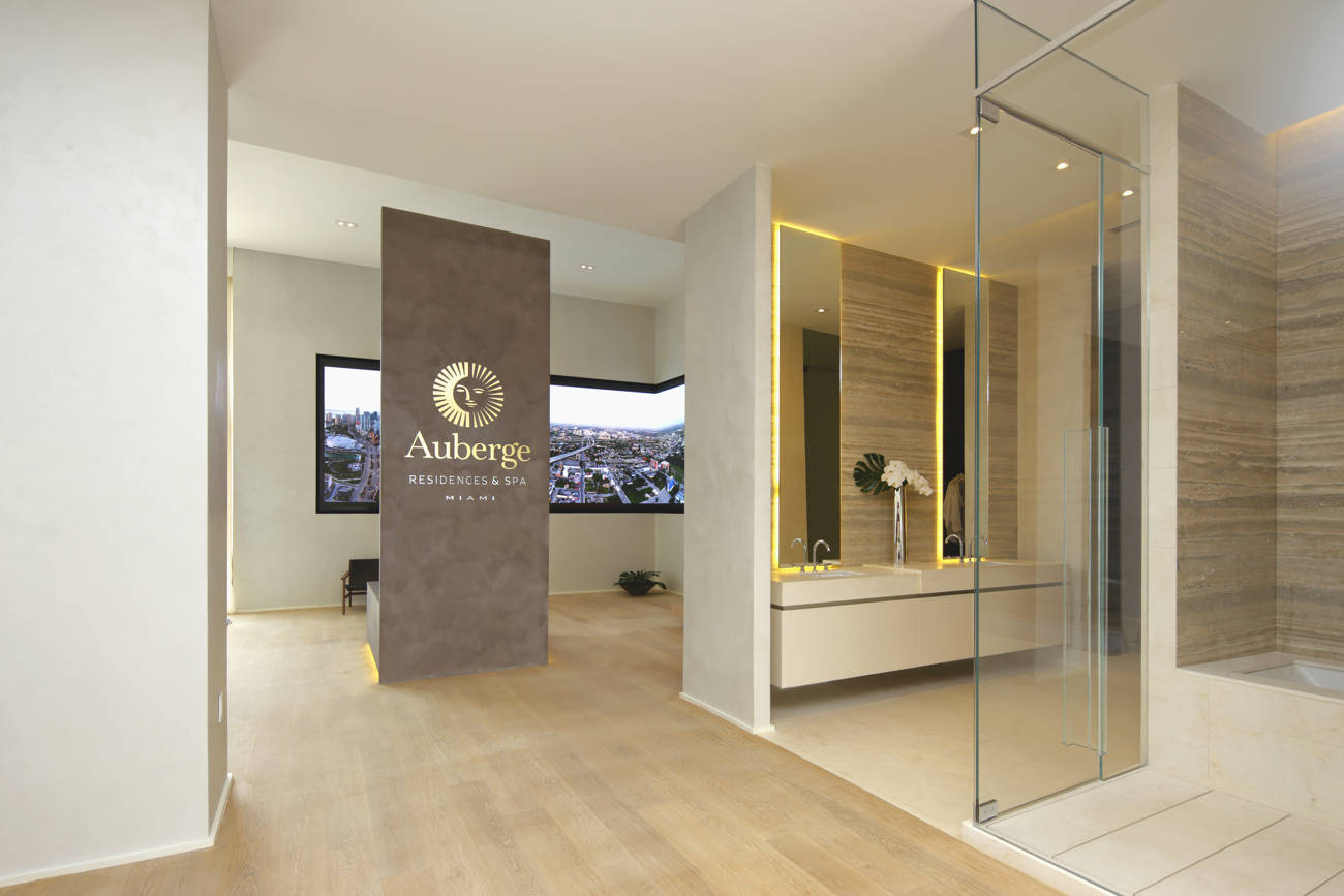 office Auberge Residences Miami with microcement office Auberge Residences Miami with microcement