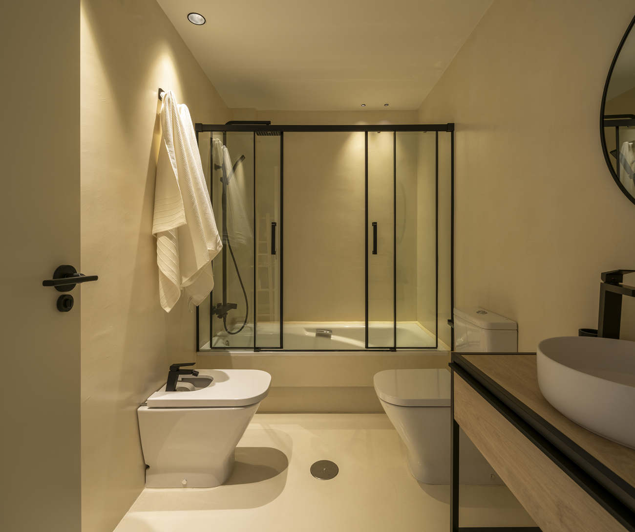 Baño con microcemento en ibiza Baño con microcemento en ibiza