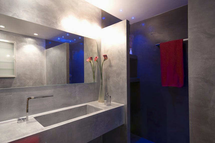Baño con microcemento en Murcia Baño con microcemento en Murcia