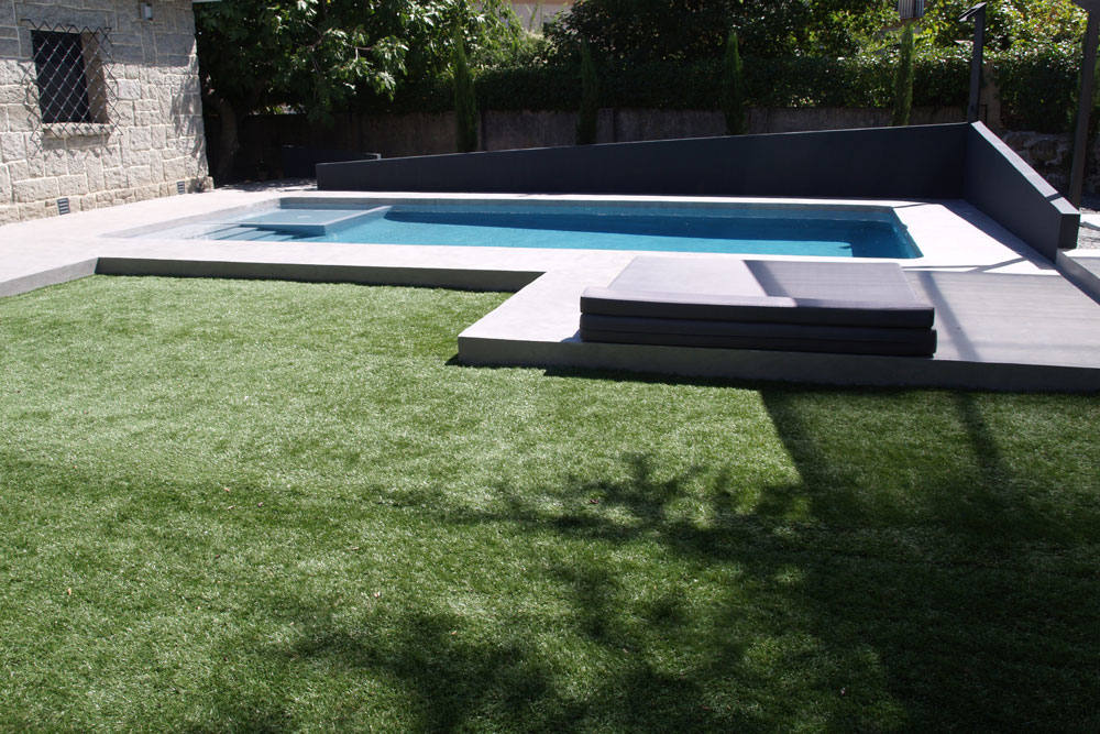 Casa con piscina de microcemento en Murcia Casa con piscina de microcemento en Murcia
