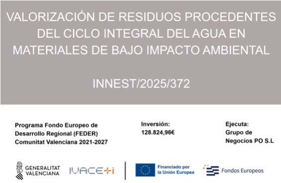 Image of the diploma of Topciment®'s AQUA+ project, funded by FEDER funds.