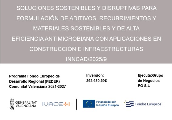 Image of the diploma of the collaborative ECONSTRUCT project, in which Topciment® takes part, funded by FEDER funds.