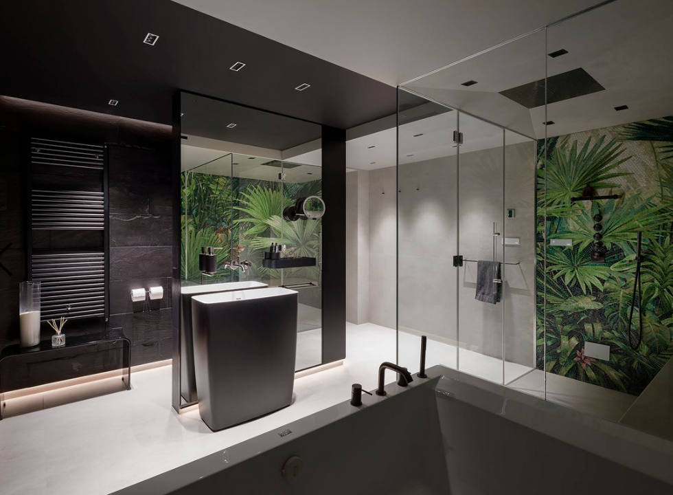 Hotel in Sydney with large bathroom in microcement Hotel in Sydney with large bathroom in microcement