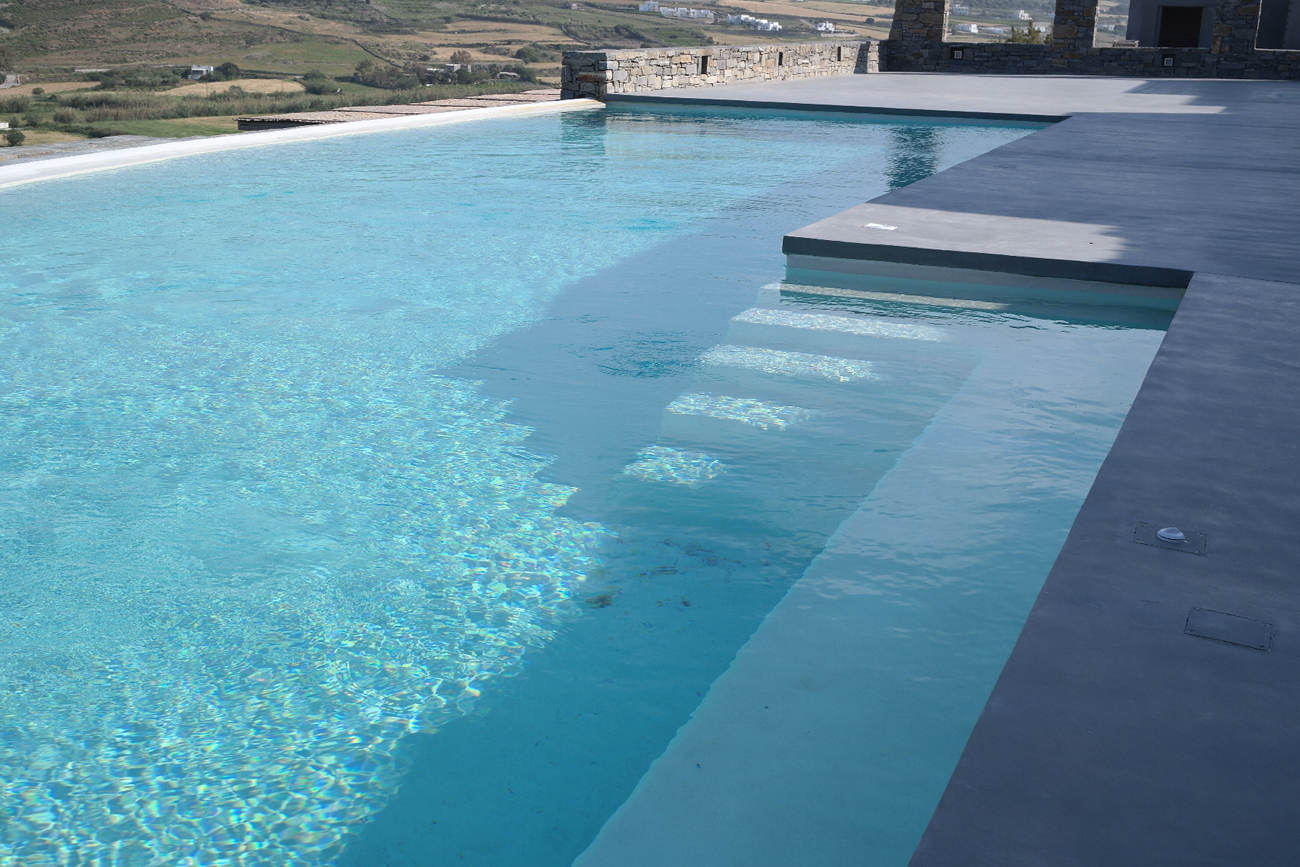vivienda con piscina de microcemento en Albacete vivienda con piscina de microcemento en Albacete