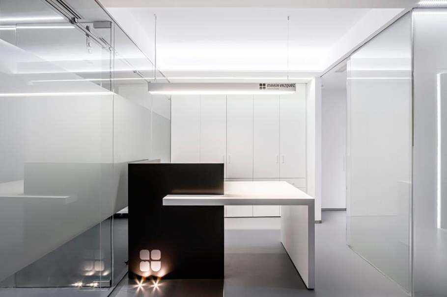 clinica dental proyecto clinica con microcemento