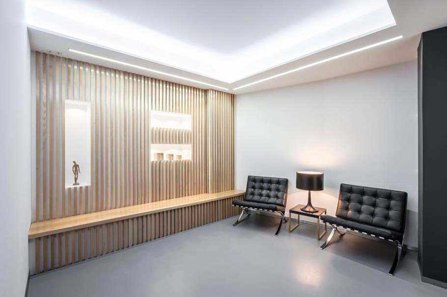 proyecto clinica con microcemento Topciment imagen proyecto clinica con microcemento Topciment