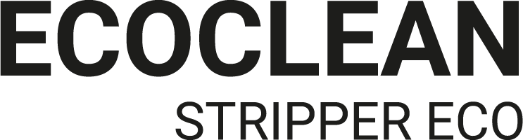 Logo av trykt betongrenser Ecoclean Stripper Eco